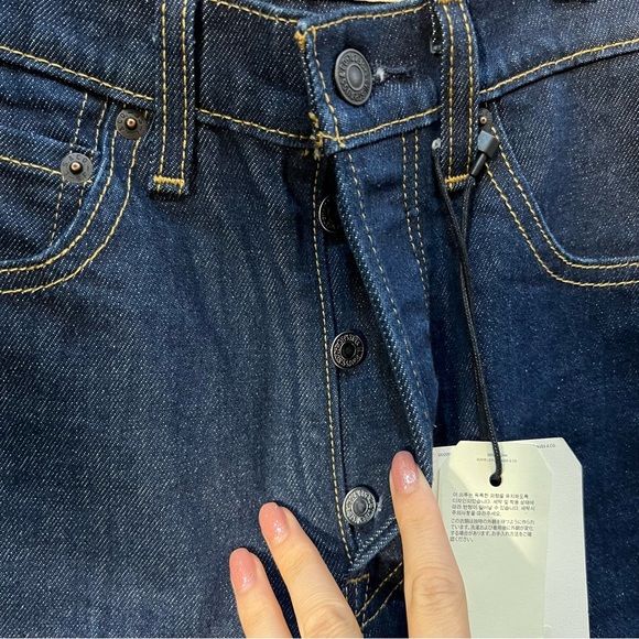 NWT Levi’s High Rise Dark Wash Ribcage Bootcut Jeans - Picture 6 of 9